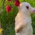 Build A Strawberry Tree For The Bunny Cute Rabbit Cute Little Garden Pet