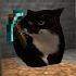 Maxwell The Cat In Minecraft Wait What Meme Part 132