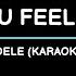 Make You Feel My Love Adele Karaoke