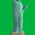 Statue Of Liberty Spinning Undulating In Front Of A Green Screen