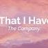 The Company Now That I Have You Aesthetic Lyric Video