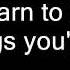 Passenger Things That Stop You Dreaming Lyrics