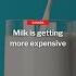 Milk Is Getting A Lot More Expensive In Canada Shorts Millkprice Milk Dairy