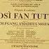 Mozart Opera Cosi Fan Tutte