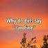 Why Do Girls Say I M Fine Shorts Psychologyfacts Subscribe