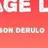 Jason Derulo Savage Love Lyrics