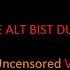 DJ Kloficker Wie Alt Bist Du 5 Finger Uncensored Version