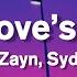 ZAYN When Love S Around Lyrics Ft Syd