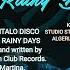 New Italo DISCO 2023 ALAN BRANDO My Rainy Days Short Vocal Club Mix MAXITALO EURODISCO