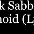 Black Sabbath Paranoid Lyrics HD