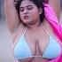 MEGHA DAS GHOSH IN BEACH WITH SAREE AND BRA BONG FASHION VLOG SM VENTURES 2024