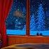 Cozy Christmas Night Relaxing Lofi Beats With Fireplace Snowfall Ambience For Sleep Study