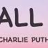 Charlie Puth One Call Away Lyrics