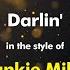 Frankie Miller Darlin Karaoke Version From Zoom Karaoke