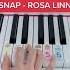 SNAP Rosa Linn Piano Tutorial Easypianotutorial Pianobeginner Snap Summypiano