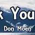 Don Moen Thank You Lord Lyrics