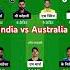 India Vs Australia Dream 11 Team Prediction 4 Test Match Cricket Short Video Viral