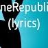 Timbaland OneRepublic Apologize Lyrics текст и перевод песни