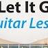 Let It Go Frozen Acoustic Guitar Lesson PLAY ALONG How To Play