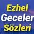 Ezhel Geceler Sözleri