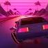 FLOATING DELOREAN SYNTHWAVE SUNSET 3D Live Wallpaper Road Trip Drive 4K Ultra HD 60FPS