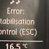 Stabilisation Control ESC Error Volkswagen Golf 6 Resolved