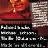 Listen To Related Tracks Michael Jackson Thriller