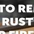 Quick Tip How To Remove Light Rust From Your Firearm