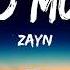 ZAYN Too Much Lyrics Video Ft Timbaland