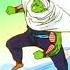 Piccolo Vs Second Form Frieza With JJBA Sound Effects