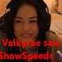 Valkyrae Reacts To IShowSpeed Flashing Stream Valkyrae Ishowspeed Flash Clip Funny