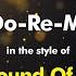 The Sound Of Music Do Re Mi Karaoke Version From Zoom Karaoke Julie Andrews