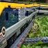 Lego Train 7 Ride Through House And Garden Spiral Climbing To Bush Like Catbus In Totoro