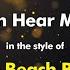 The Beach Boys I Can Hear Music Karaoke Version From Zoom Karaoke