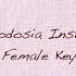 Dear Theodosia Intrumental Karaoke Female Higher Key With Lyrics