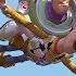 Toy Story 1995 Woody Buzz Use Sids Rocket To Fly