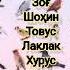 Таъбири хоб дидани паррандаҳо Парасту Хурус Товус Лаклак Тутӣ Зоғ Шоҳин Мурғи марҷҷон мурғ ва ғайра