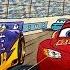 How To Draw CARS 3 Lightning McQueen Passes Danny Swervez Los Angeles 500 Race