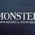 Shawn Mendes Justin Bieber Monster Lyric Video