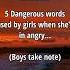 5 Dangerous Words Used By Girls When She S In Angry Shorts Psychologyfacts Subscribe