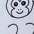 Monkey Drawing For Kids How To Draw A Monkey Easy Drawing Karthigasgallery7846