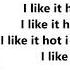 Patrice Roberts I Like It Hot Lyrics