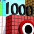 Numberblocks Comparison 1 To 10 15 Vs 1000 10000 15000 Numberblocks Standing Tall