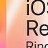 IOS 17 Remastered Default Ringtone Reflection