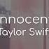 Innocent Taylor Swift Lyrics