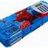 Multipurpose Pencil Box With Calculator Dual Sharpner Spiderman Art Plastic Pencil Box