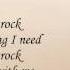 Beyoncé You Are My Rock Lyrics Video