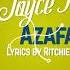 JOYCE MENA AZAFADY Lyrics