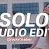 Solo I M Going Solo Lo Lo Lo Lo Lo Jennie Edit Audio