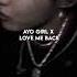 Ayo Girl Love Me Back Remix Trinidad Cardona X Jason Derulo Sepp Slowed Reverbed